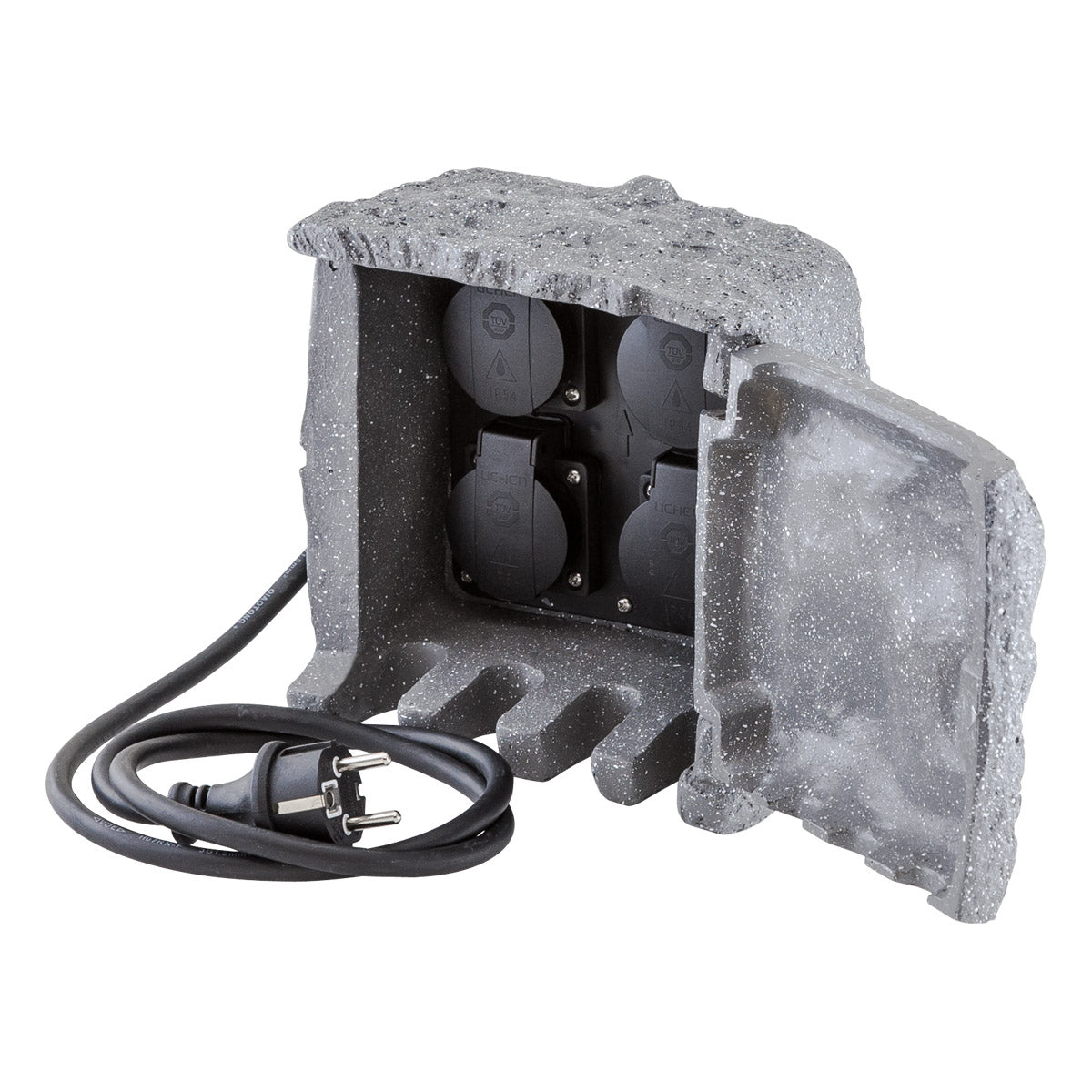 EVN Energieverteiler 230V wetterfest für sichere Stromverteilung im Garten und Außenbereich