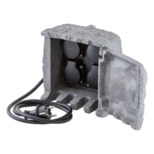 EVN Energieverteiler 230V wetterfest für sichere Stromverteilung im Garten und Außenbereich