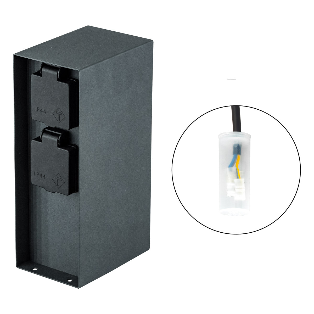 EVN Energieverteiler 230V wetterfest für sichere Stromverteilung im Garten und Außenbereich